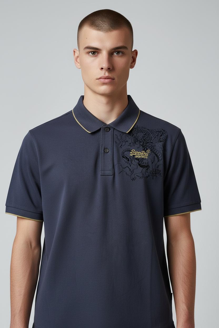 premium S/D cotton polo t shirt
